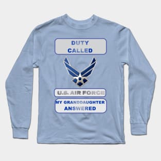 DutyCalledAirForce Granddaughter Long Sleeve T-Shirt